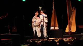 KlangWeltenFestival 2016 Katajaq Duo [upl. by Sukramal]