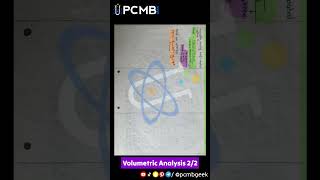 Volumetric Analysis  Chemistry Notes for IITJEENEET chemistrynotes neet pcmbnotes class11 [upl. by Cynth641]