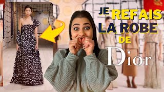 Je refais la robe de DIOR Haute Couture [upl. by Llatsyrk]