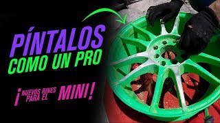 Como despintar y pintar rines correctamente  HOW TO PAINT RIMS [upl. by Llewsor909]