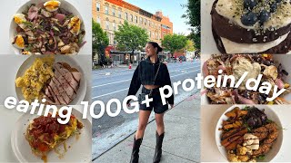 WHAT I EAT IN A WEEK  100G PROTEIN PER DAY [upl. by Rafael]