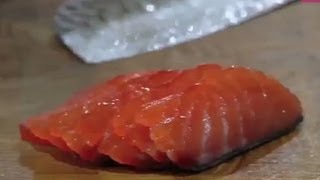 Salmone marinato a secco ricetta  Cucina con Ale [upl. by Novit]