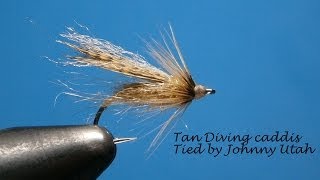 Tying a diving caddis with Johnny Utah HD [upl. by Irrol]