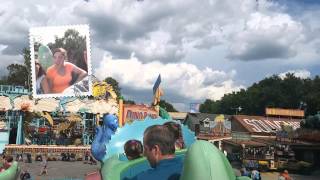 TriceraTop Spin on ride video at Animal Kingdom in Disney World [upl. by Rafaelita400]