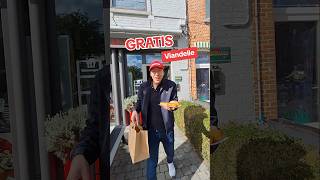 Reclame  GRATIS Viandelle van Mora🍟🌭🤤 frietjes frituur Fries belgium Mora fyp foryou [upl. by Osmo445]