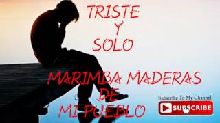 TRISTE Y SOLO MARIMBA MADERAS DE MI PUEBLO VOL 9 [upl. by Noxid]