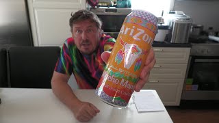 Unboxing Smakprovning Arizona Mucho Mango Amerikansk läsk köpt på Eko Stormarknad i Sundsvall [upl. by Prosper347]