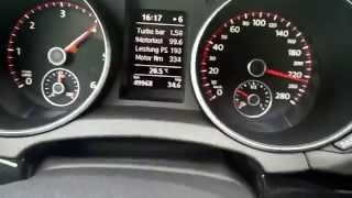 VW Golf 6 GTD  Chip 205PS 425Nm Max Speed [upl. by Nylear]