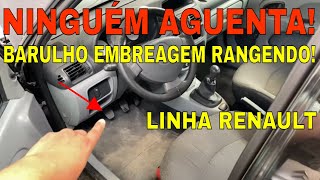 PEDAL EMBREAGEM COM BARULHO RANGENDO CLIO LOGAN SANDERO DUSTER SEJA EMBREAGEM HIDRÁULICA OU A CABO [upl. by Raynah]