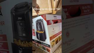 Unboxing my Ninja Air Fryer I’m OBSESSED shorts cooking food [upl. by Legnalos607]