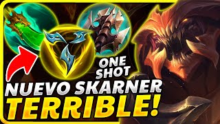 😱¡EL NUEVO REWORK de SKARNER y LA BUILD TERRIBLE que ONE SHOTEA de 3 AUTOATAQUES BRUTAL [upl. by Ezaria956]