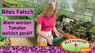 Wann werden Tomaten wirklich ausgesät [upl. by Lanza625]