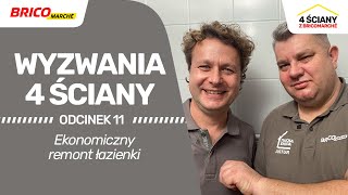 Wyzwania 4 ściany  Ekonomiczny remont łazienki [upl. by Halsted]