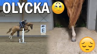 Hoppträning och Olycka med Pebban  Stallvlogg [upl. by Calvina]