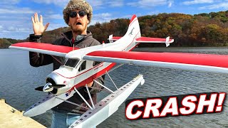 WATER PLANE CRASH Tower Hobbies DHC2 Beaver 15m RC Airplane [upl. by Kyrstin176]