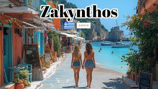 Zakynthos Greece 🇬🇷 Too Beautiful to Be Real  4K 60fps HDR Walking Tour [upl. by Latnahs]