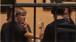 Tom Hiddleston Kisses Taylor Swifts Hand During Date Night Out  See The Sweet Pics [upl. by Akinohs]