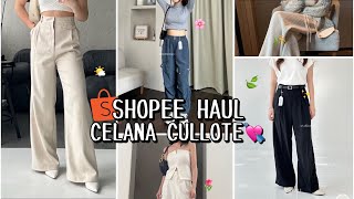 SHOPEE HAUL CELANA CULLOTE amp CUTBRAY MURAH BERKUALITAS✨  WAJIB COBAIN [upl. by Enilrac]