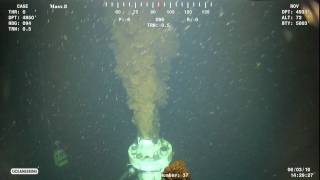 BP Oil Spill Footage High Def  Leak at 4840  June 3 2010 1 of 4 [upl. by Niro]