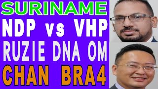 SURINAME NDP vs VHP DNA Ruzie om Regering Santokhi Brunswijk Verkiezing 2025 SU NA ME 2024 [upl. by Bohon324]