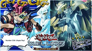 Number C39 Utopia Ray NEW ANIMATION  YuGiOh Duel Links [upl. by Steel921]