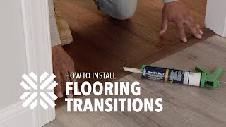 How to Install Transitions for Hardwood Flooring Reducer Threshold TMold  LL Flooring [upl. by Yarak]