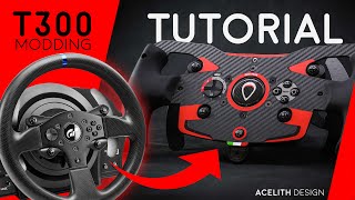 HOW TO transform your Thrustmaster wheel in 60 seconds  MODDING TUTORIAL [upl. by Llerrat]