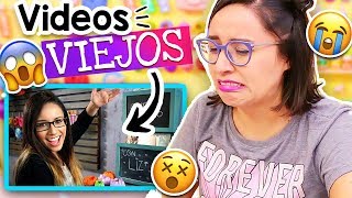 REACCIONANDO a mis VIDEOS ANTIGUOS 😰 ¡QUE HORROR😱🙈 ✄ Craftingeek [upl. by Yniffit]