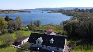 Spacious Lakefront House For Sale Lough Arrow Co Sligo Ireland Large gardens amp derelict cottage [upl. by Alracal]