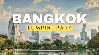 Lumpini Park Bangkok Thailand  Walking Tour [upl. by Anital]