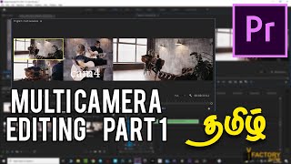 Multicamera editing in premiere pro cc multicamera editing basic version in tamil [upl. by Suirada527]