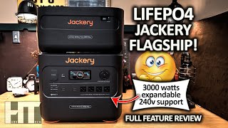 Jackery 2000 Plus 3000w LiFePO4 Modular UPS Solar Generator Power Station Review [upl. by Macy]