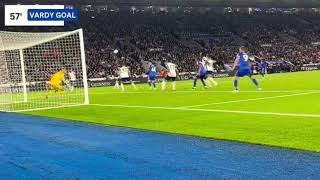 Jamie Vardy goal against Tottenham Spurs  Leicester vs Tottenham Spurs  Premier League 202425 [upl. by Danyette]