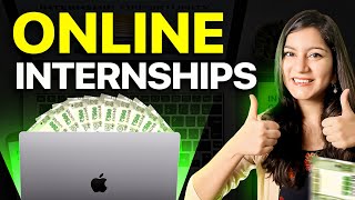 Best Online Internships with FREE Certificate ➤ Work From Home 🏠 [upl. by Ardnaxela]