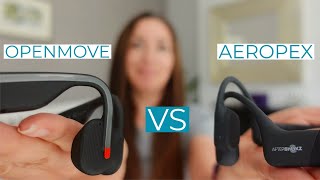 Aftershokz Aeropex VS OpenMove Unboxing and Comparison Review  CYCLING HEADPHONES [upl. by Feilak]