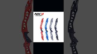 Nika archery ET12 25inches recurve bow riser shorts [upl. by Sokram]