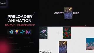 Create preloader animation transition  React js  Framer motion  awwwards SOTD [upl. by Nathan727]