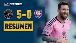 Goleada de Messi y Amigos 🤝  Inter Miami 50 Orlando City  MLS en FOX  2 de marzo [upl. by Ano]