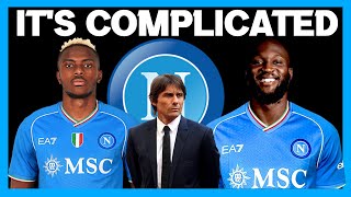 Antonio Conte is Fuming Lukaku amp Osimhen Dilemma Explained Reaction Highlights Chelsea Transfer [upl. by Anneuq]