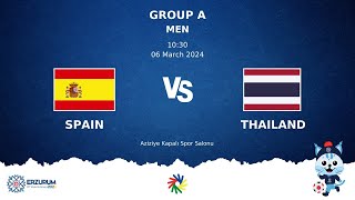 SPAIN vs THAILAND  Futsal DEAFLYMPICS ERZURUM 2024  Men Group Stage [upl. by Akinyt]