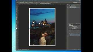 04 Comment créer un cadre sur vos photos avec phototshop [upl. by Ozmo]