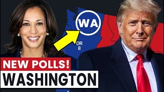 Washington Poll Results Donald Trump vs Kamala Harris 2024 US Election [upl. by Lauryn]