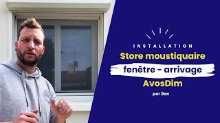 Comment installer un Store moustiquaire à ma fenêtre [upl. by Aisatal]