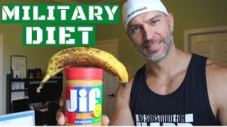 Military Diet Lose 10lbs in 3 Days Explained [upl. by Noynek326]