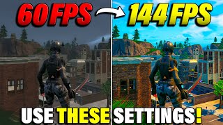 BEST PC Settings for Fortnite OG  Max FPS Perfect Graphics amp More [upl. by Bonnell]