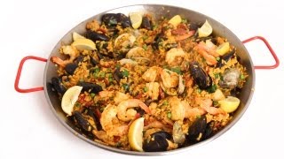 Homemade Paella Recipe  Laura Vitale  Laura in the Kitchen Episode 586 [upl. by Airret]