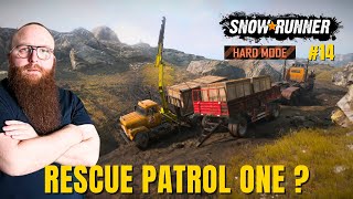 HARD MODE  VOLANT 14 SNOWRUNNER 2024 Rescue Pattrol One [upl. by Carola]