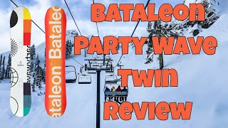 The 2024 Bataleon Party Wave Twin Snowboard Review [upl. by Fransisco]