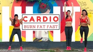 Fat Burning HIIT Workout  15 Minute Cardio Exercises [upl. by Akeimat]