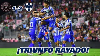 RAYADOS VENCE AL INTER MIAMI DE MESSI EN LIGA DE CAMPEONES CONCACAF 2024 CONCACHAMPIONS EN ZONA FUT [upl. by Dosh]